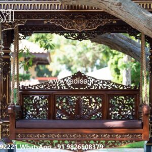 Elegant Classic Swing Design with Decorative Carvings No-5170