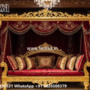 Stylish Royal Swing Design with Decorative Brass Chains No-5256