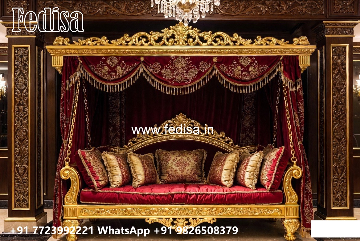 Stylish Royal Swing Design with Decorative Brass Chains No-5256