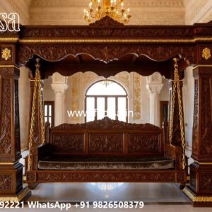 Traditional Royal Swing Design for Indian Home Interiors No-5275