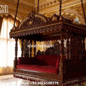 Stylish Royal Swing Design with Elegant Wooden Texture No-5283