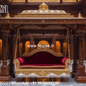 Wood Carving Swing Design Ideas for Luxury Home Interiors No-5301