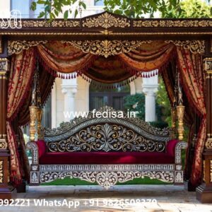 Premium Wood Carving Swing Design for Heritage Homes No-5306