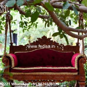 Beautiful Wood Carving Swing Design for Hall Decoration No-5309