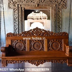 Royal Wood Carving Swing Design for Palace Inspired Homes No-5320