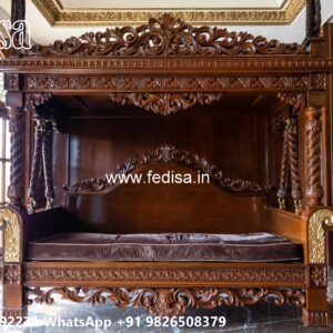 Wood Carving Swing Design Ideas for Sophisticated Interiors No-5322