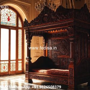 Indoor Wood Carving Swing Design with Premium Finish No-5327