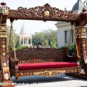 Royal Wood Carving Swing Design for Luxury Interior Styling No-5330