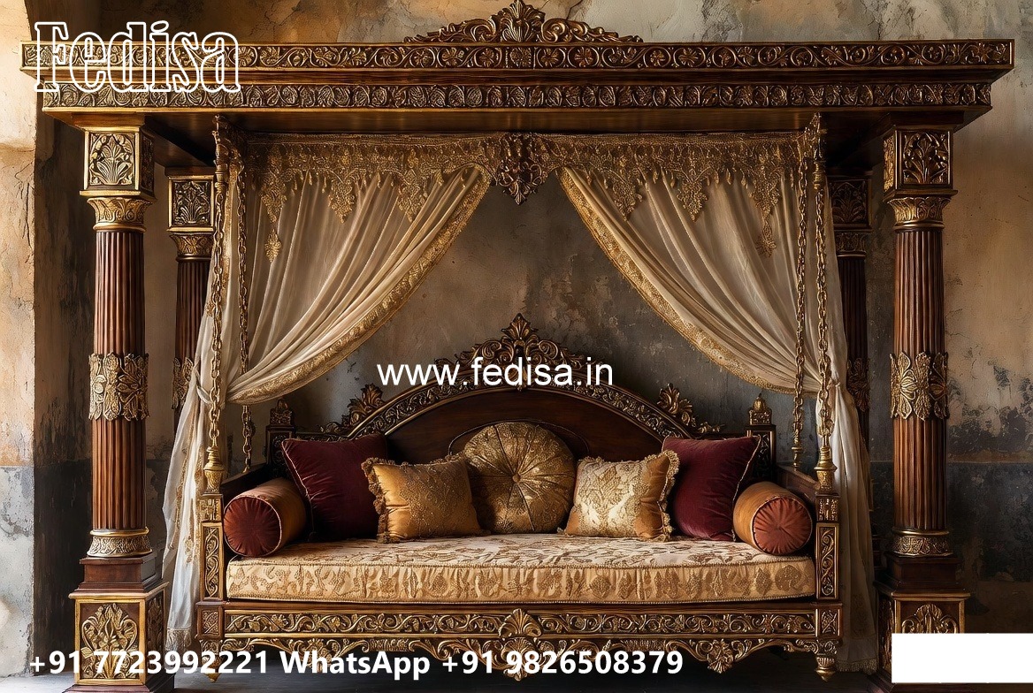 Indoor Wood Carving Swing Design for Comfortable Seating No-5354