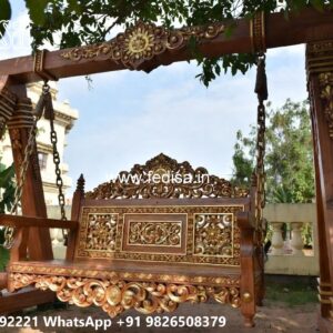 Traditional Wooden Swing Design for Indian Homes No-5403