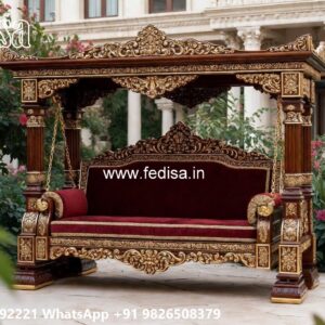 Custom Wooden Swing Design for Premium Home Interiors No-5414