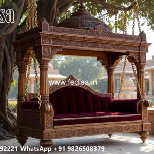 Contemporary Wooden Swing Design for Apartment Living No-5416