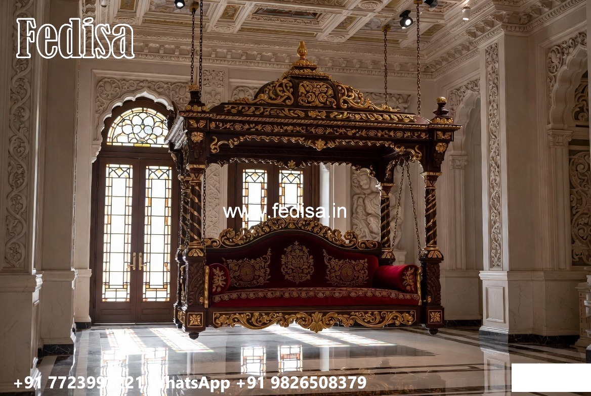 Luxury Teak Wood Swing Design for Elegant Homes No-5417
