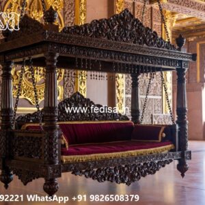 Wooden Swing Design with Elegant Hanging Chain Style No-5421