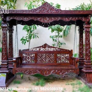 Luxury Handcrafted Wooden Swing Design for Living Room No-5423
