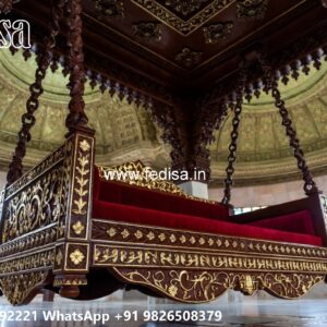 Wooden Swing Design for Traditional South Indian Homes No-5444
