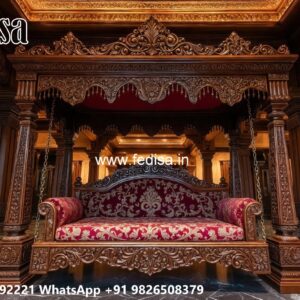 Premium Wooden Swing Design for Modern Villa Decor No-5451