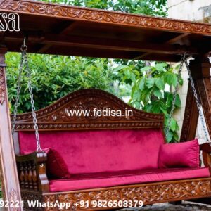Luxury Wooden Swing Design for Spacious Hall Interiors No-5455