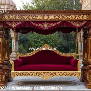 Wooden Swing Design for Beautiful Balcony Seating No-5460