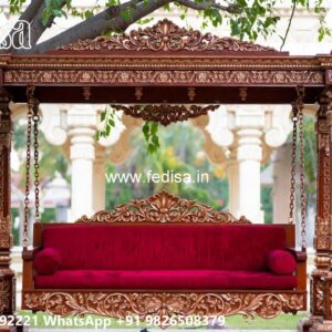 Wooden Swing Design with Antique Polish Finishing No-5466