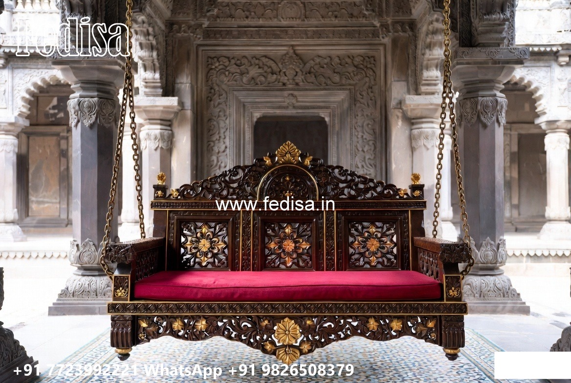 Wooden Swing Design for Comfortable Indoor Seating No-5479
