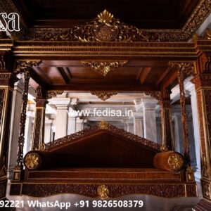 Royal Wooden Swing Design for Palace Style Interiors No-5480
