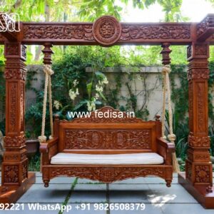 Wooden Swing Design with Rich Traditional Craftsmanship No-5485