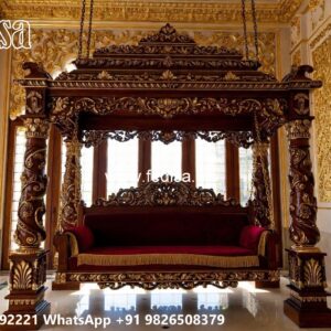 Premium Wooden Swing Design for Indoor Hall Area No-5486