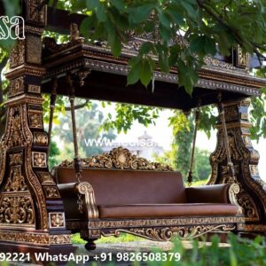 Wooden Swing Design for Luxury Lounge Interior Styling No-5488