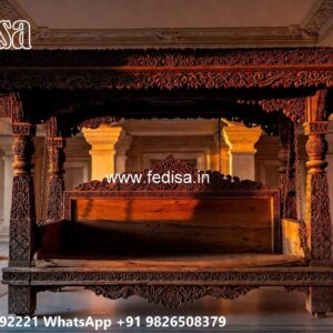 Wooden Swing Design for Elegant Family Sitting Space No-5493