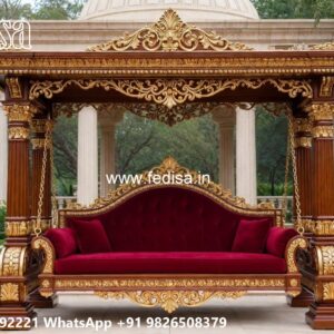 Wooden Swing Design with Luxury Teak Wood Finish No-5499