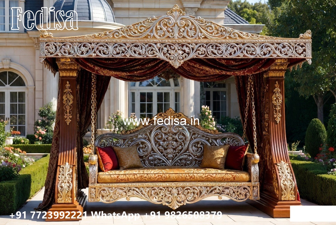 Luxury Swing Design with Artistic Wooden Patterns No-5537