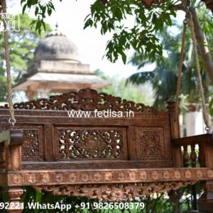 Elegant Classic Swing Design with Wooden Carving Style No-5603
