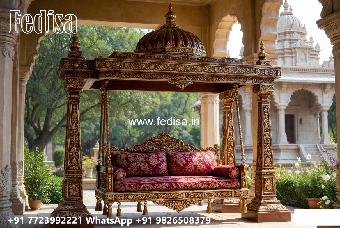 Classic Swing Design with Artistic Wooden Detailing No-5612