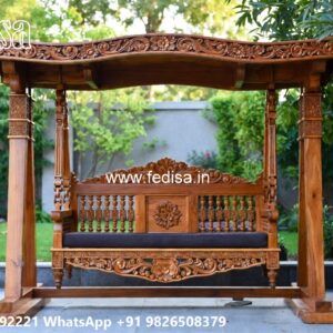 Elegant Classic Swing Design with Decorative Carvings No-5620