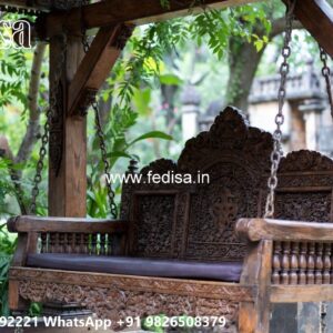 Classic Swing Design with Antique Wooden Craftsmanship No-5698