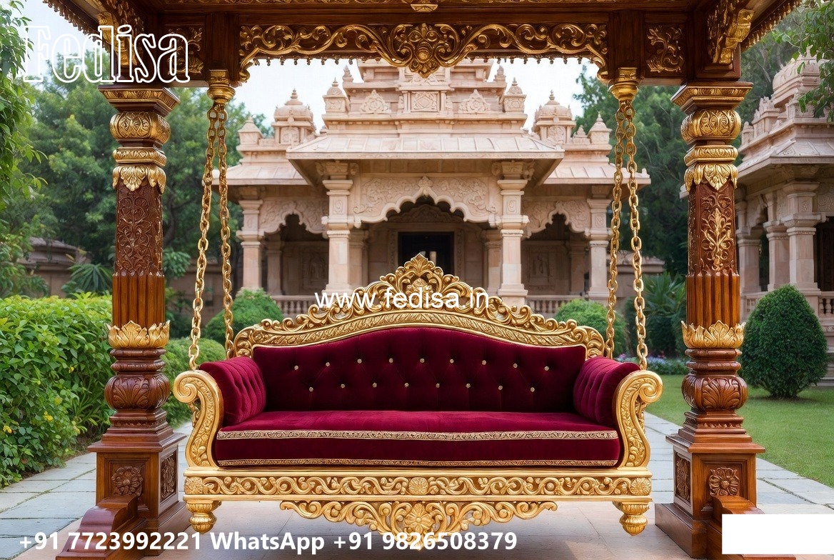 Stylish Royal Swing Design with Decorative Brass Chains No-5706