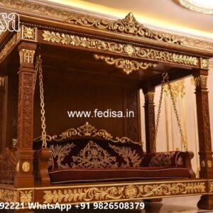 Wooden Royal Swing Design with Artistic Traditional Touch No-5716