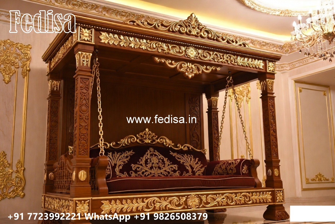 Wooden Royal Swing Design with Artistic Traditional Touch No-5716