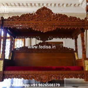 Stylish Royal Swing Design with Elegant Wooden Texture No-5733