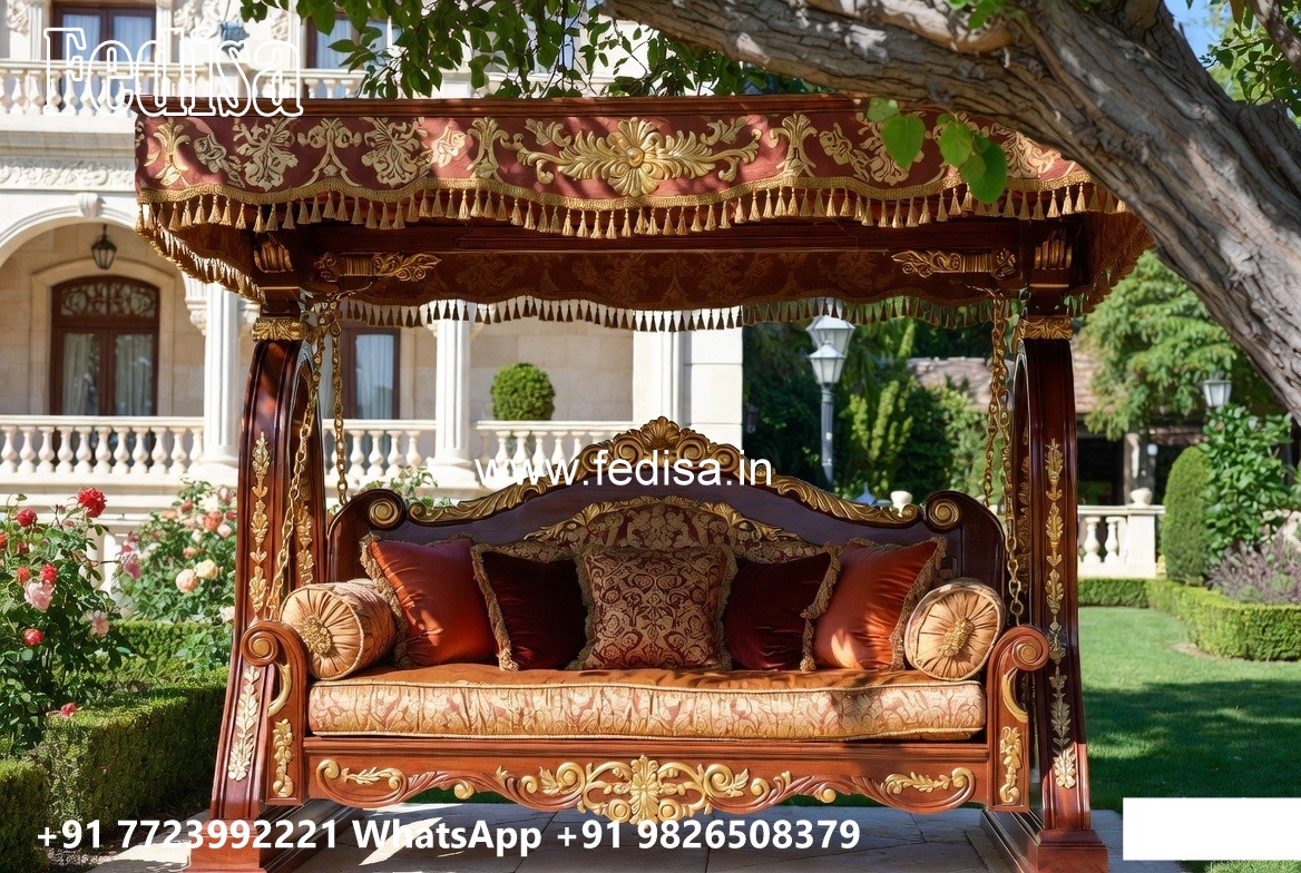 Handcrafted Wood Carving Swing Design for Elegant Living Rooms No-5752