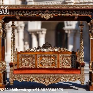 Beautiful Wood Carving Swing Design for Hall Decoration No-5759