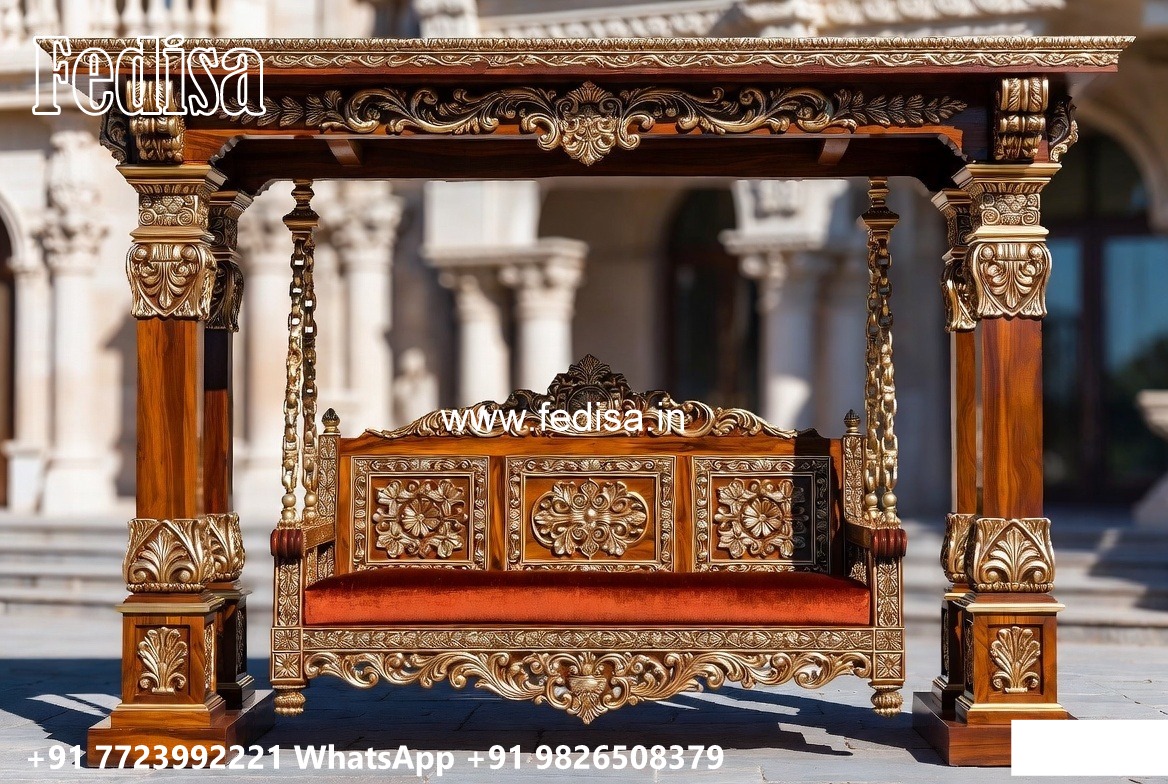 Beautiful Wood Carving Swing Design for Hall Decoration No-5759