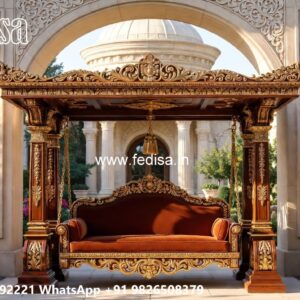 Royal Wood Carving Swing Design for Palace Inspired Homes No-5770