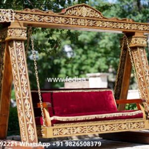 Decorative Wood Carving Swing Design for Hall Spaces No-5778