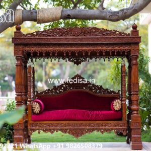 Wood Carving Swing Design for Modern Traditional Homes No-5782