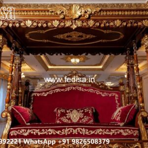 Luxury Wood Carving Swing Design for Stylish Living Spaces No-5824
