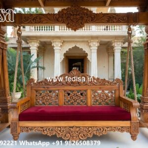 Classic Wooden Swing Design for Luxury Villa Interiors No-5856
