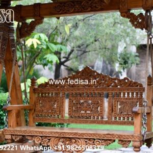 Wooden Swing Design for Traditional South Indian Homes No-5894