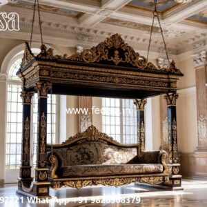 Modern Wooden Swing Design with Sleek Finishing Style No-5895